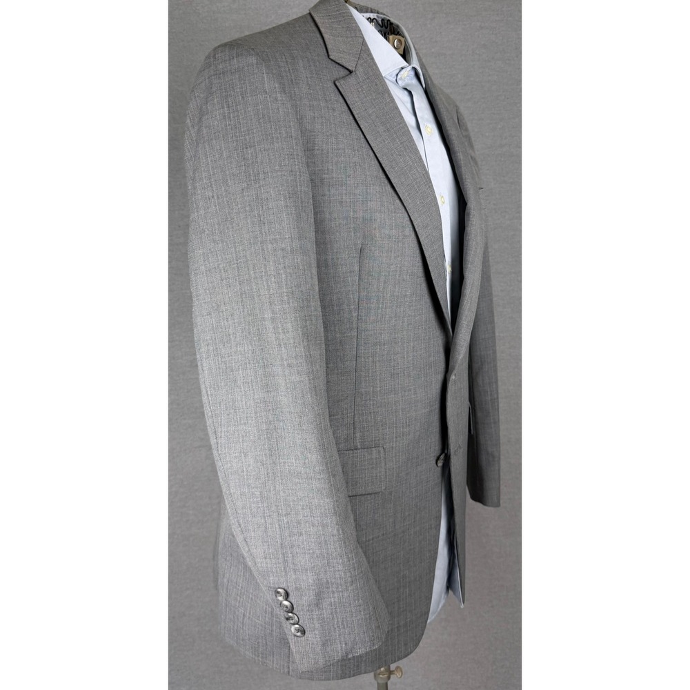 Hart Schaffner Marx Mens 42R Gray Glen Plaid Two‎ Button Blazer Sport Coat